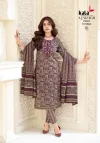 Ajarakh Vol 1 By Kala Cotton Readymade Kurti With Bottom Dupatta 